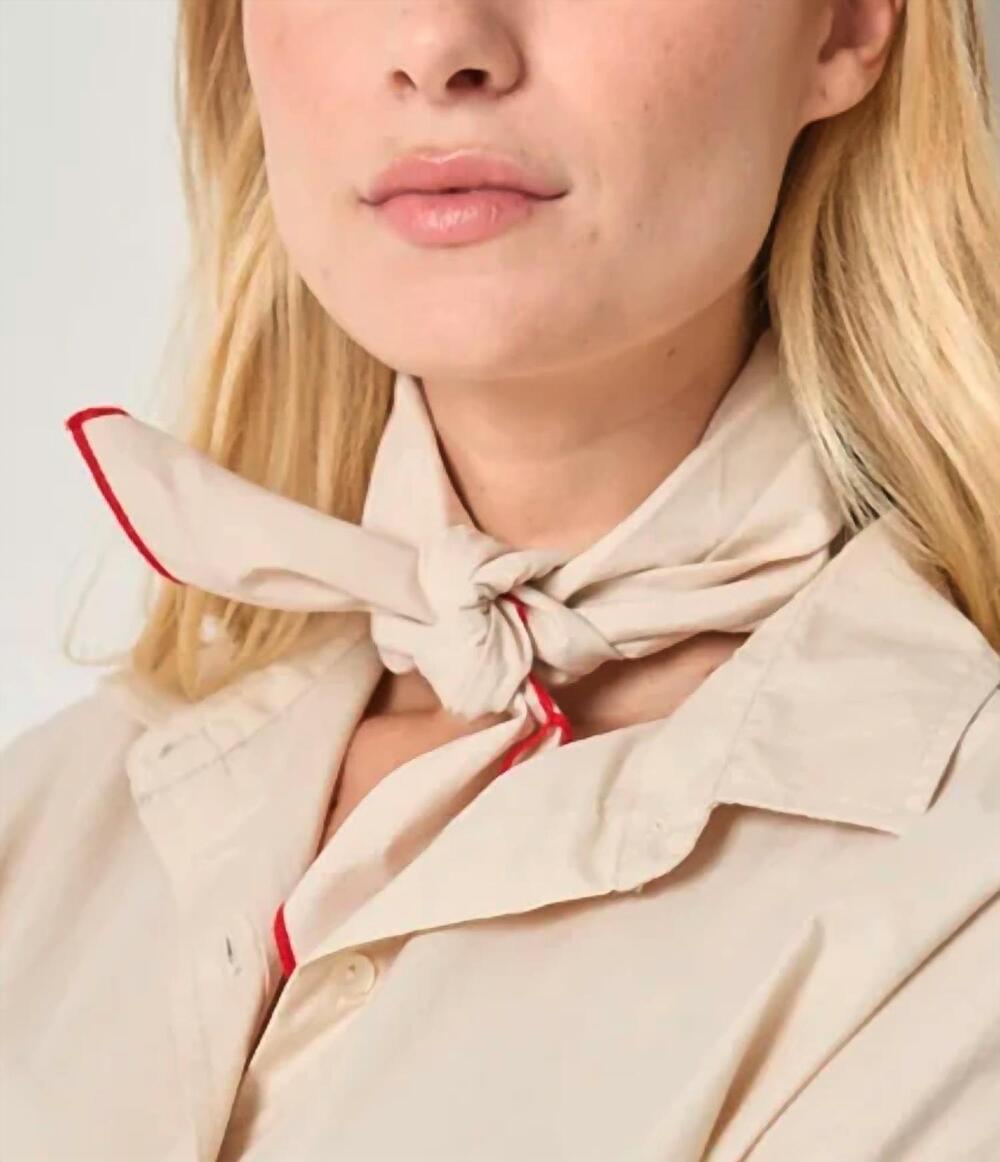NEW LILLA P poplin bandana scarf in zinnia